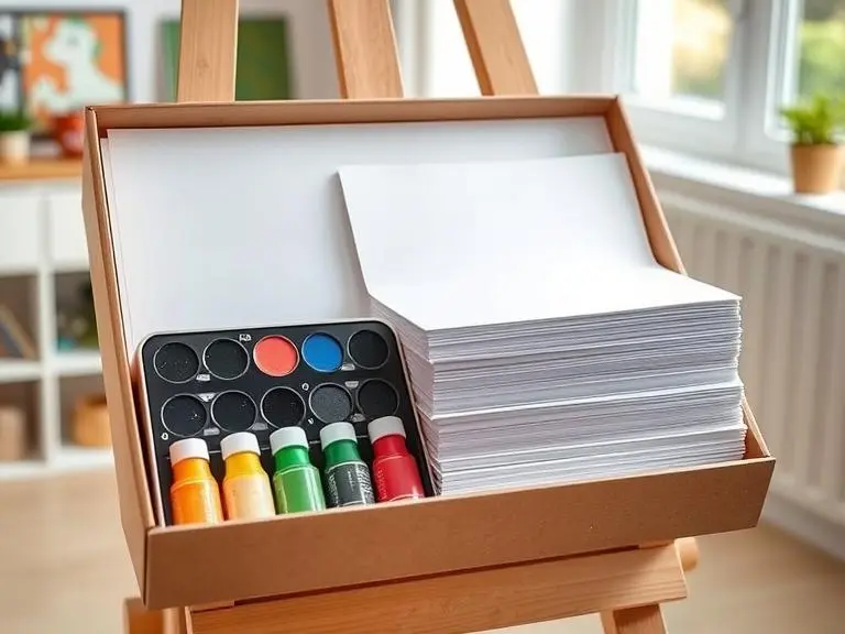 Finger Paint and Paper Kit for toddlers