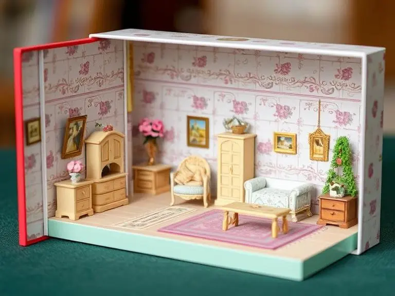 Miniature Dollhouse Furniture Set for play