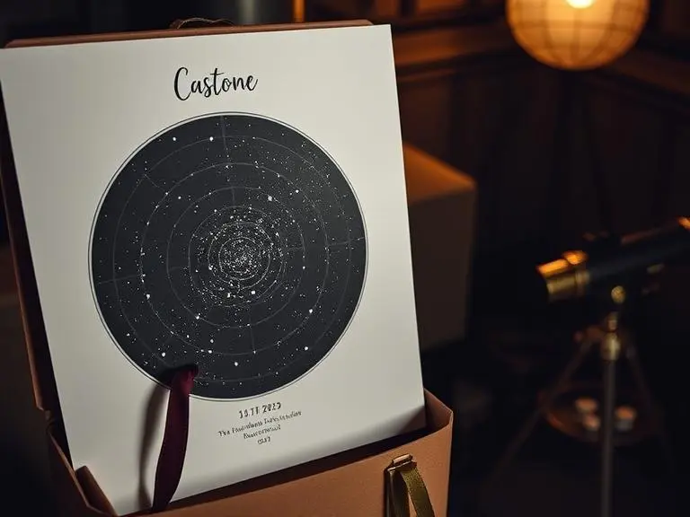 Custom Star Map Print Night Sky