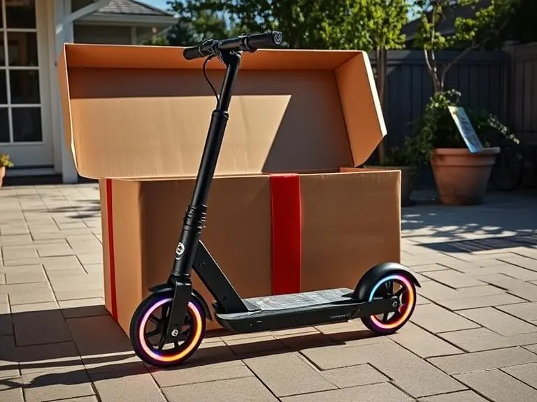 Scooter with LED Wheels