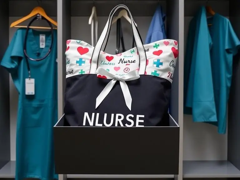 Nurse Theme Tote Bag