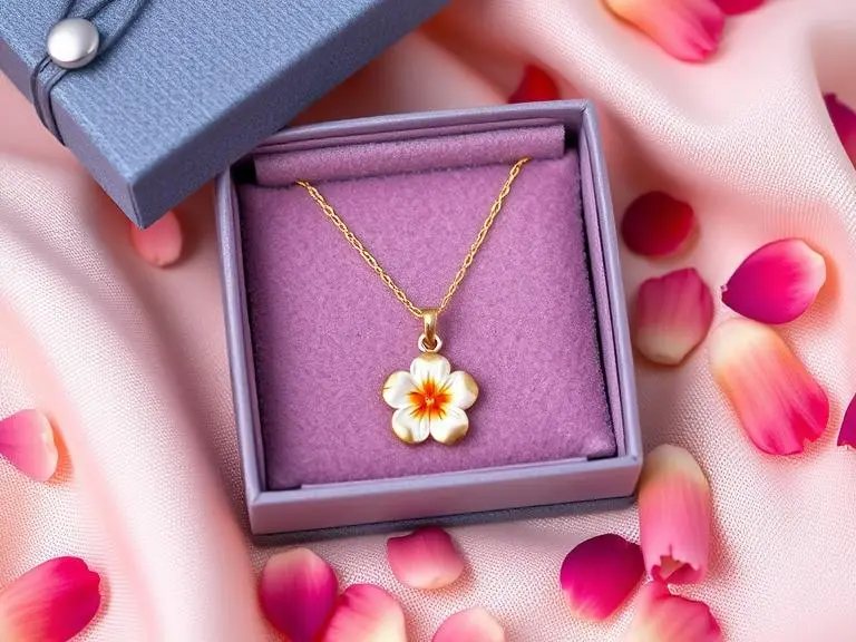 Personalized Birth Flower Necklace