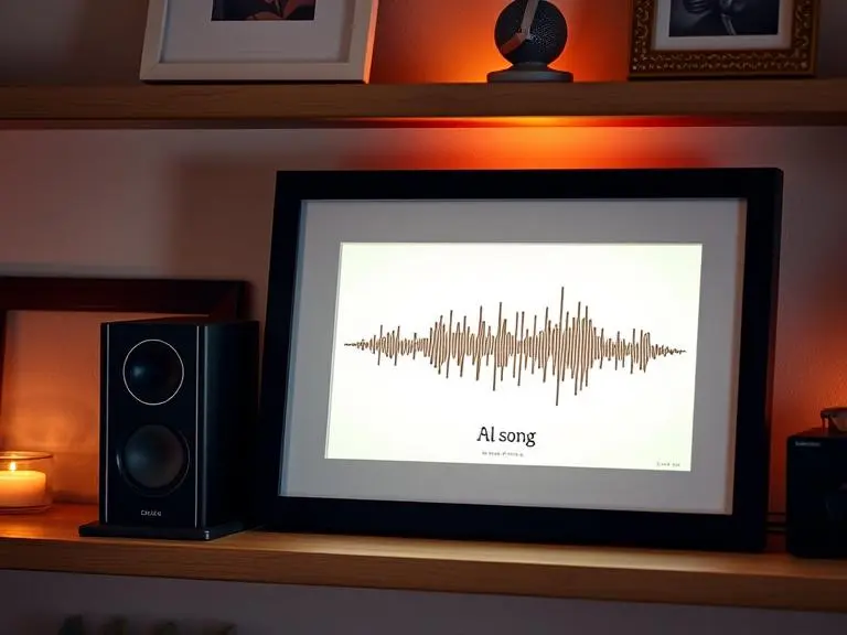 Personalized 'Our Song' Soundwave Art