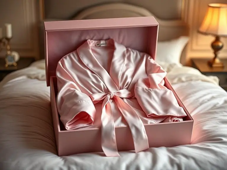 Luxury Silk Robe and Sleepwear Set