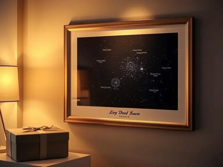 Custom Star Map of Our First Date