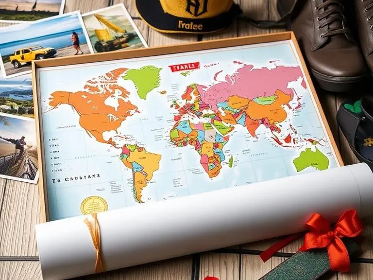 Travel Scratch Map Poster