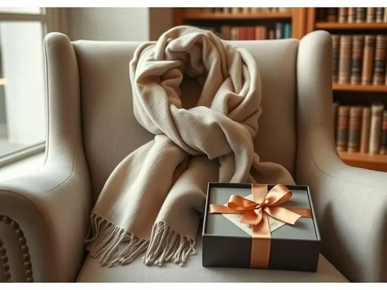 Cashmere Blend Scarf Elegant Design