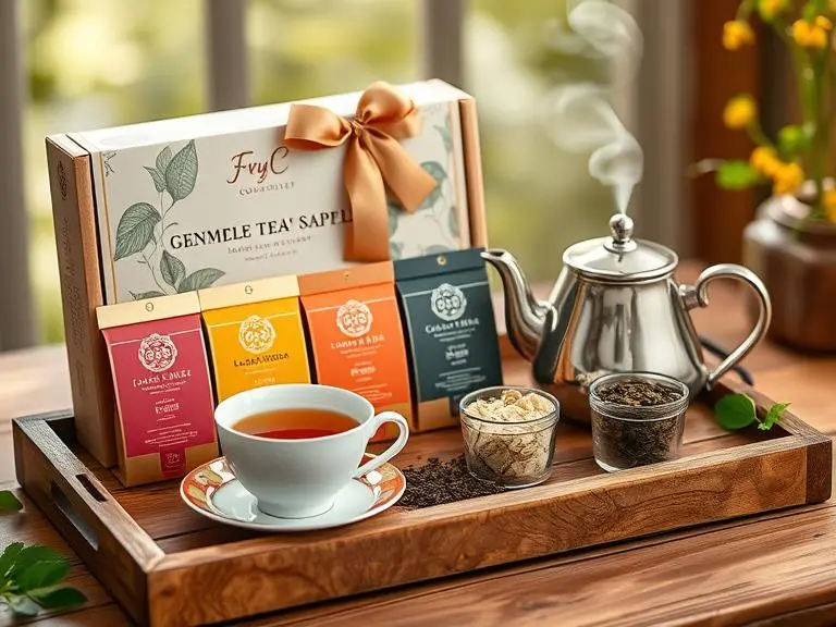 Gourmet Tea Sampler Gift Box Set