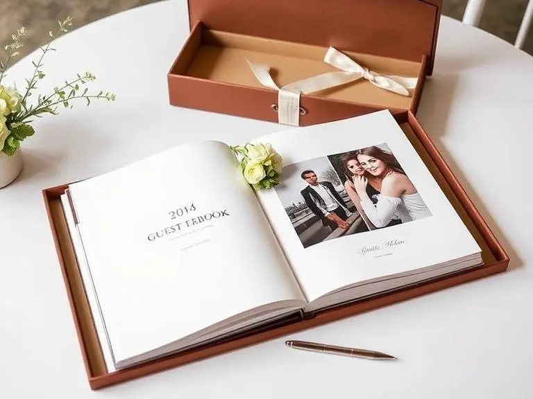 High-Quality Photo Album Guest Book
