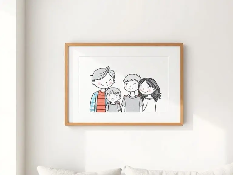 Custom Illustrated Family Portrait