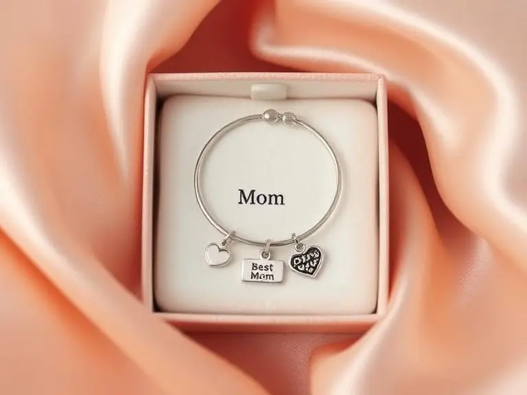 'Best Mom' Charm Bracelet