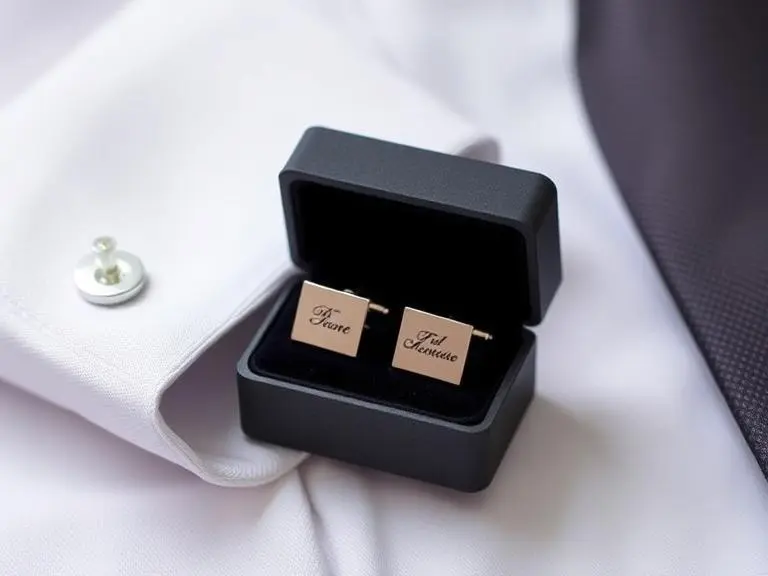 Custom Engraved Cufflinks