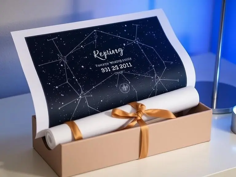 Custom Star Map Print