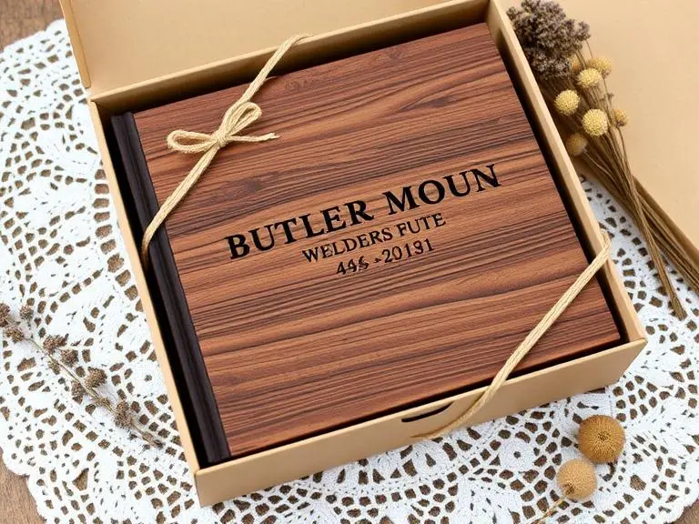 Personalized Wooden Photo Album