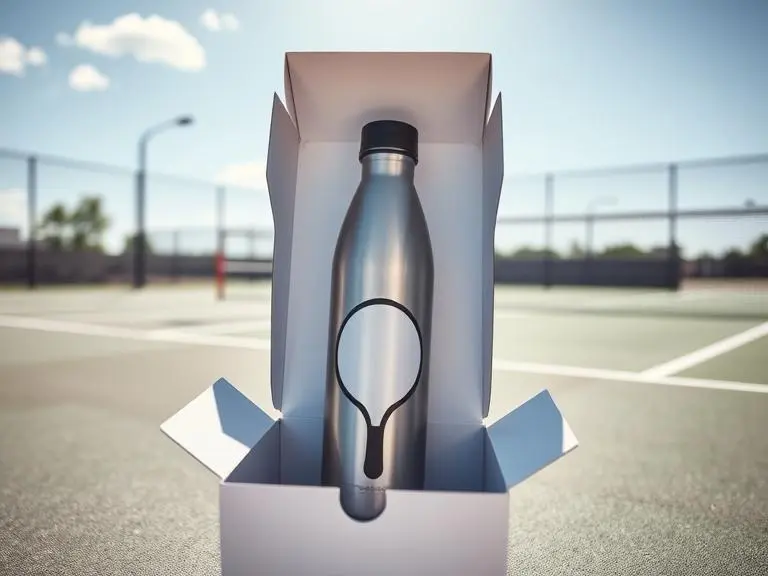 Pickleball Themed Water Bottle