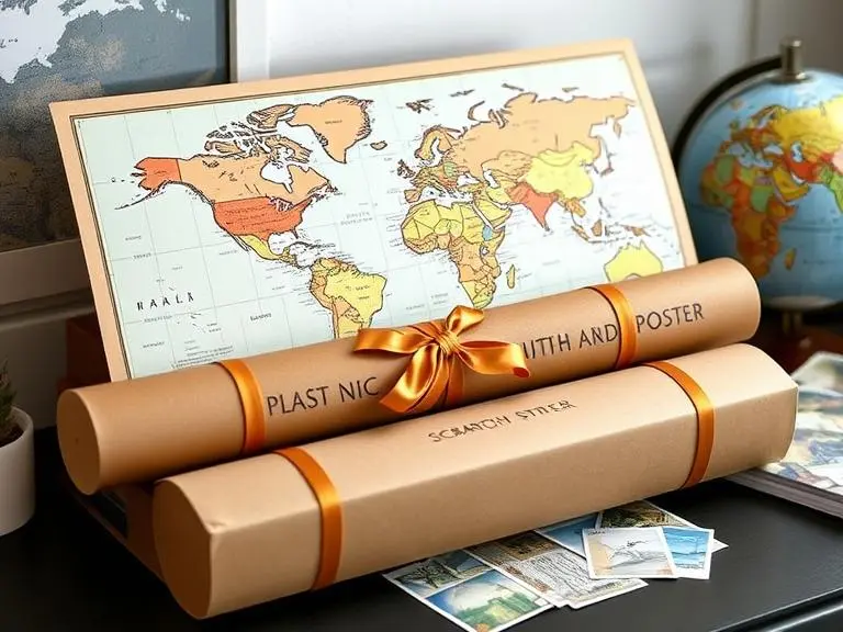 Travel Scratch Map Poster