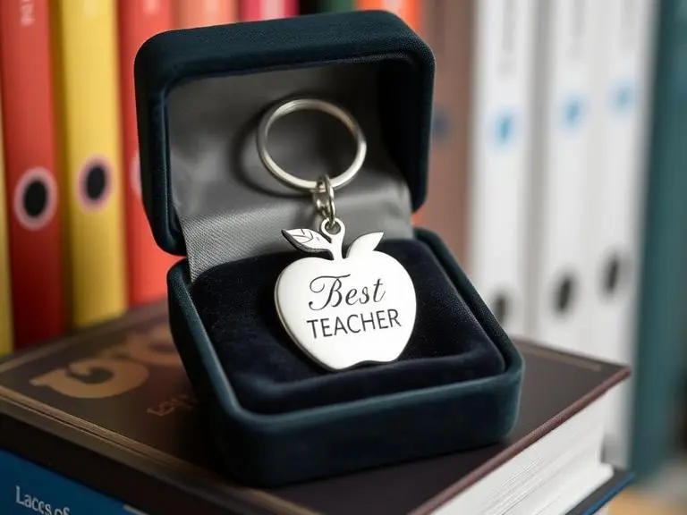 Engraved Apple Keychain