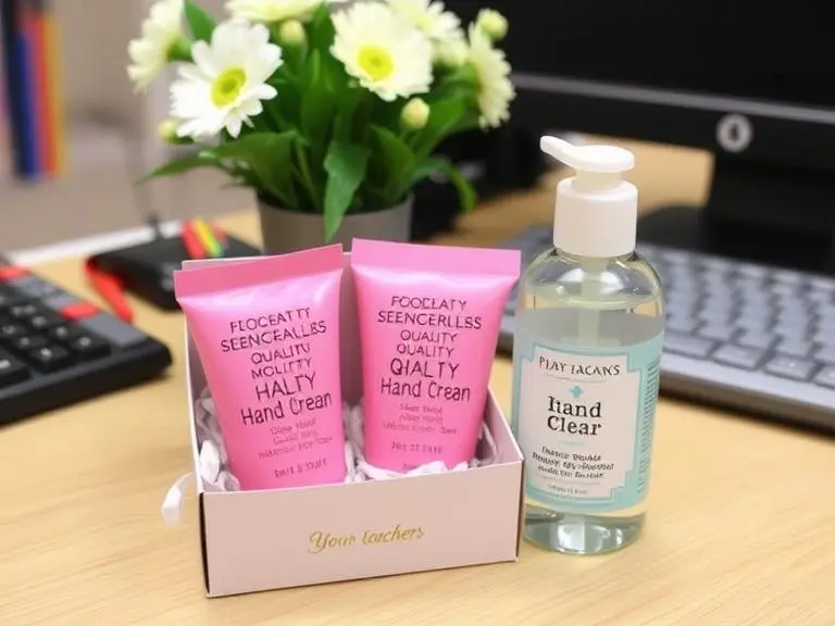 Hand Cream and Sanitizer Set