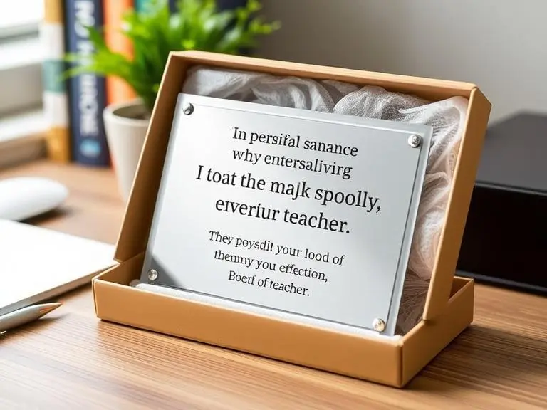 Motivational Desk Plaque