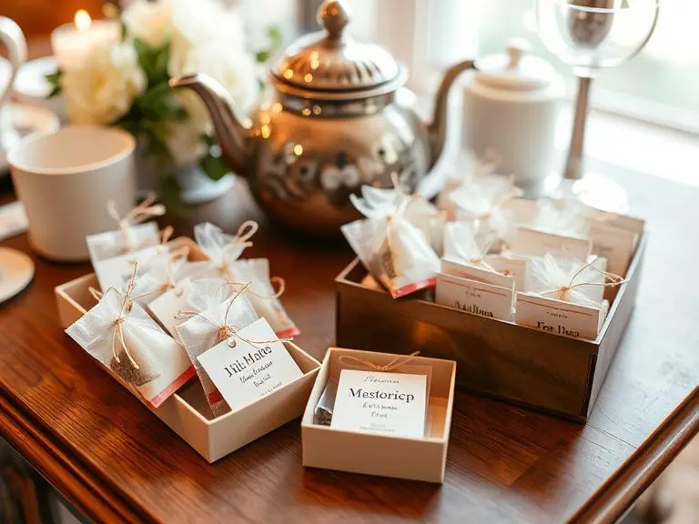 Personalized Tea Bag Favors