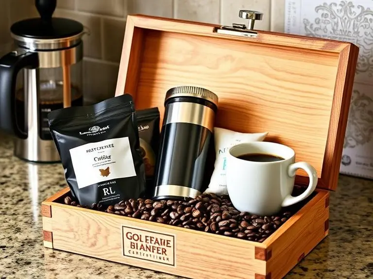 Luxury Coffee Bean Grinder Mug Set