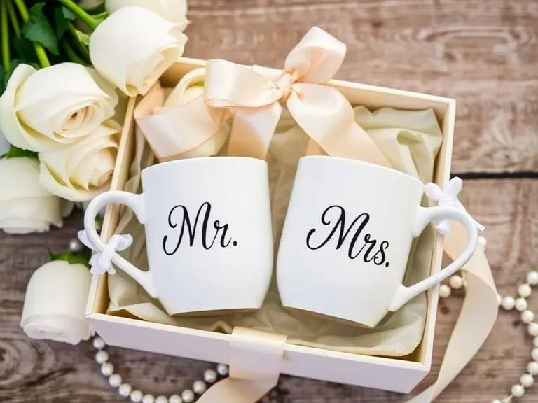 Personalized Wedding Couple Mugs