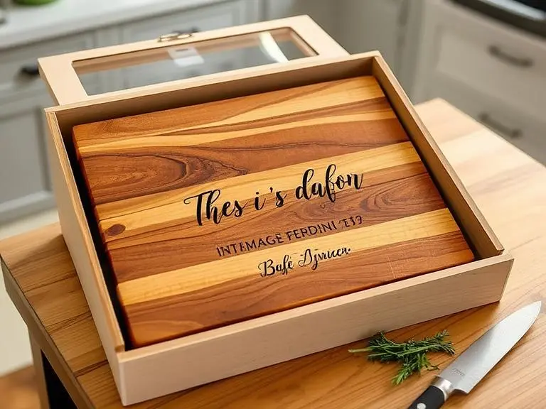Custom Engraved Family Name Cutting Board