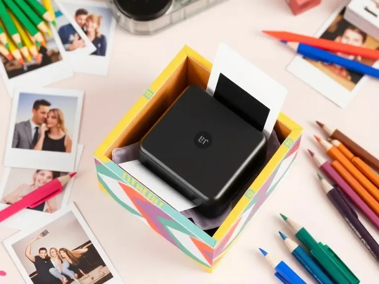 Mini Portable Instant Photo Printer