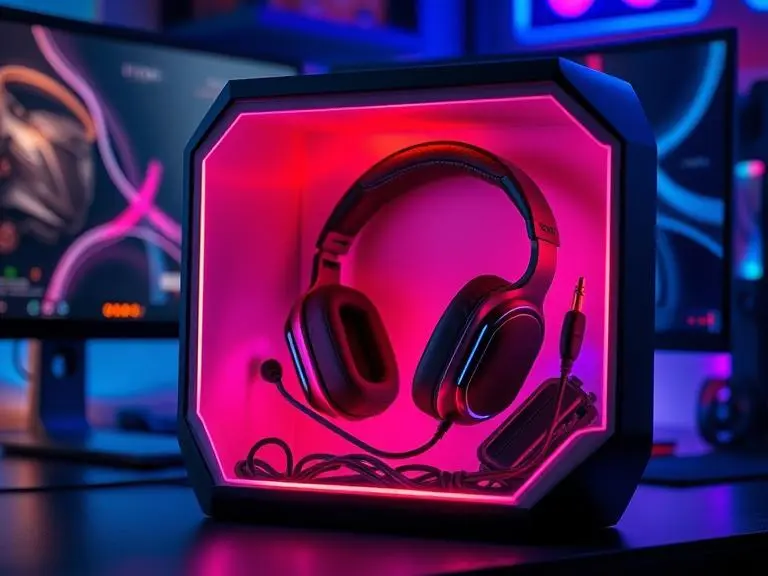 Over-Ear Gaming Headset with Microphone