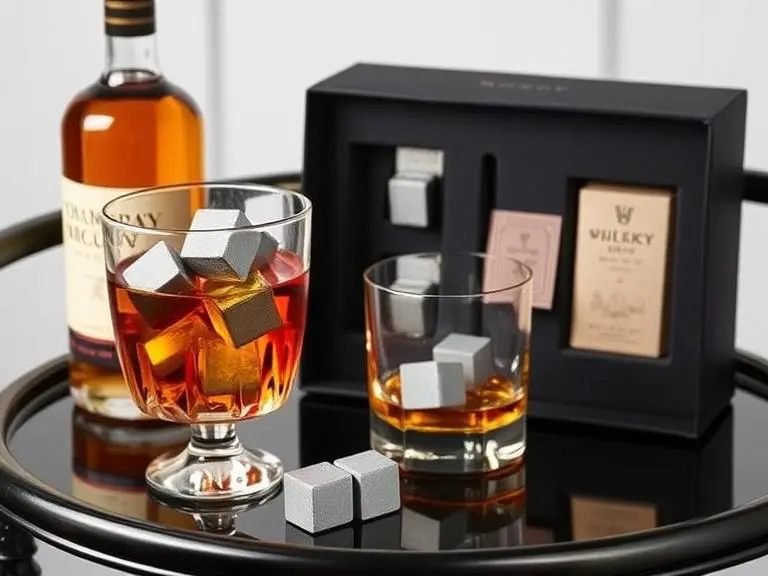Whiskey Stones & Glasses Gift Set