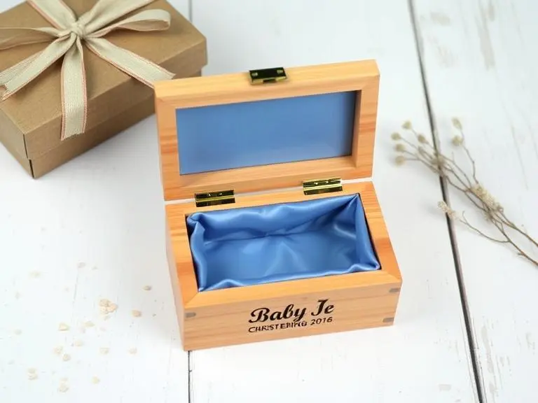 Personalized Wooden Baby Keepsake Box