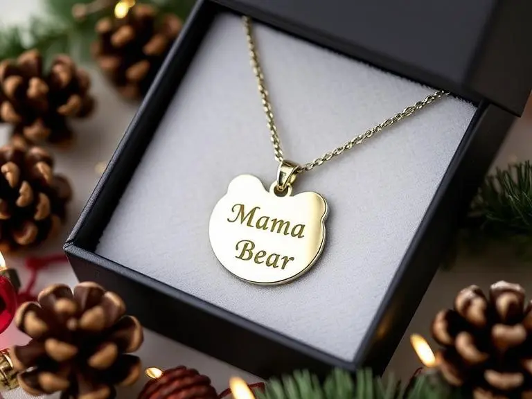 Personalized Mom Engraved Necklace