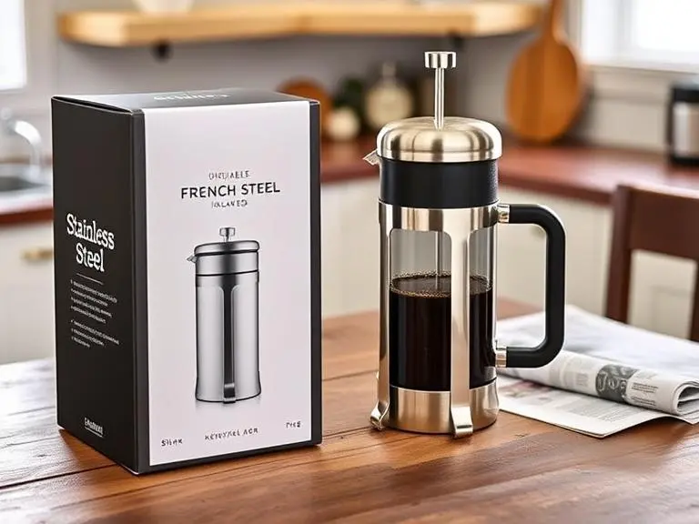 Stainless Steel Insulated French Press
