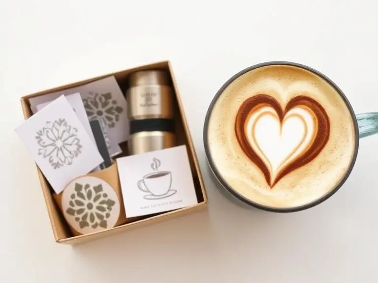 Coffee Latte Art Stencil Set