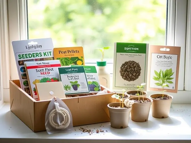 Seed Starter Kit with Biodegradable Pots