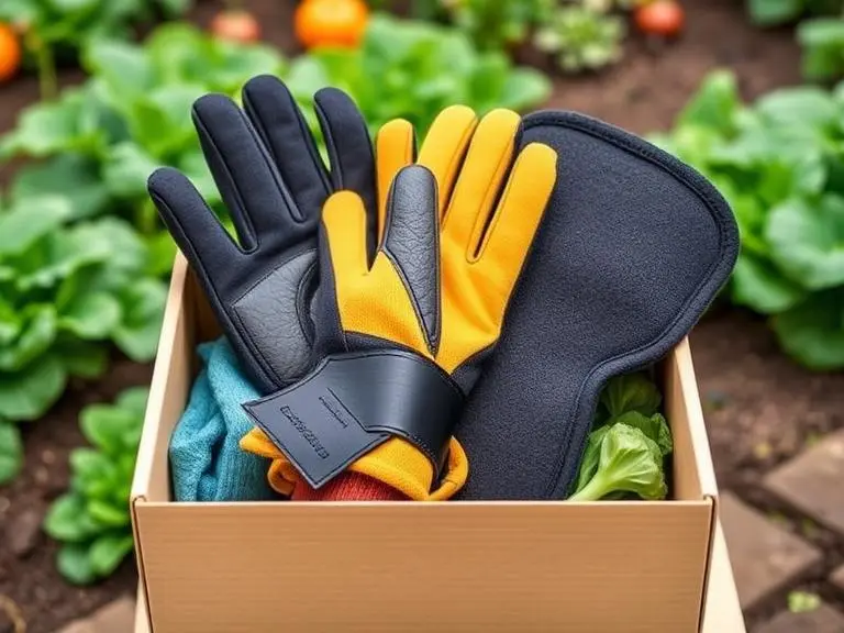 Gardening Gloves and Knee Pad Set