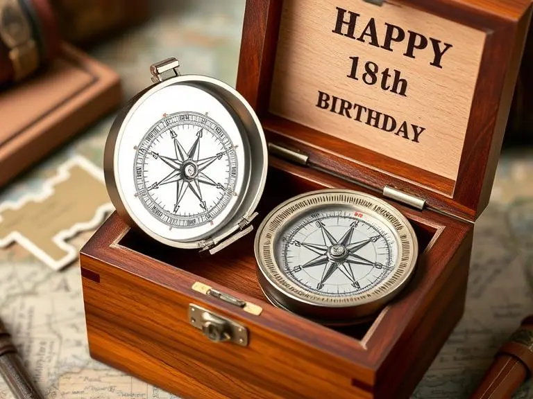 Personalized Engraved Compass