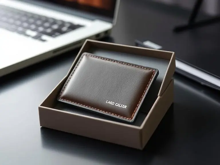 Leather Card Holder / Minimalist Wallet