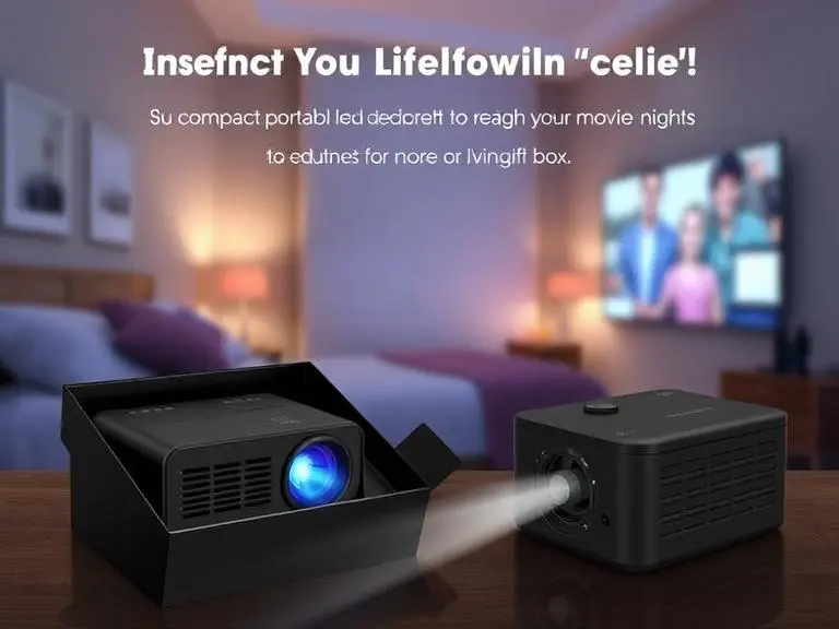 Portable LED Mini Projector