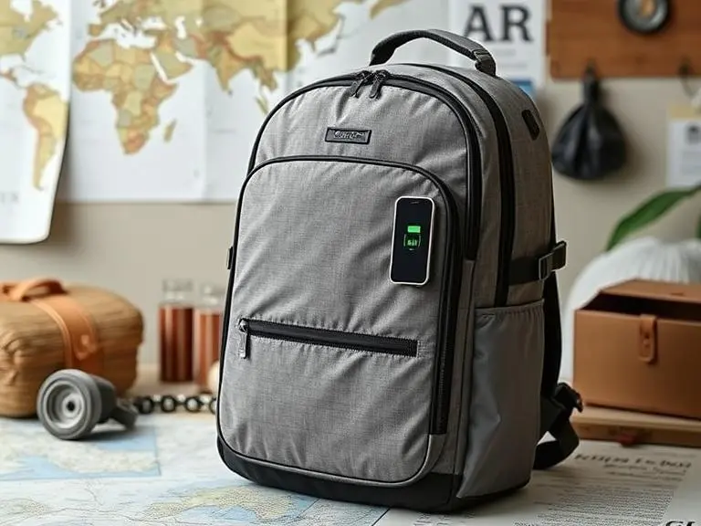 Travel Backpack with USB Charging Port