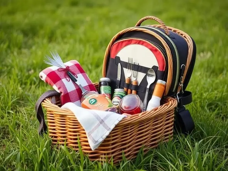 Luxury Outdoor Picnic Backpack Set