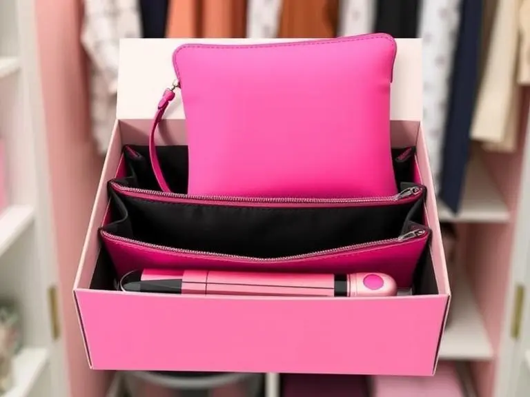 Handbag Organizer Insert & Matching Pouch