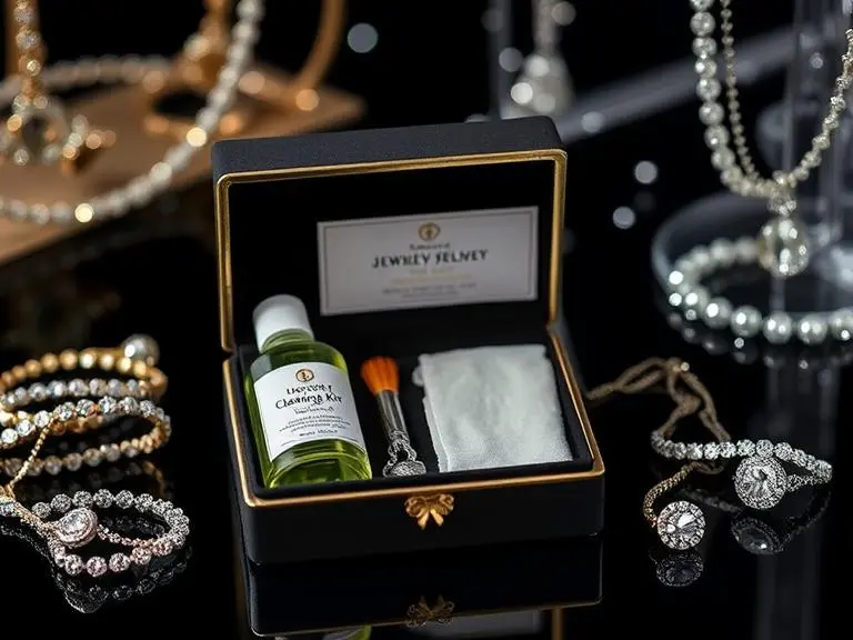 Jewelry Cleaning Kit with Polishing Cloth