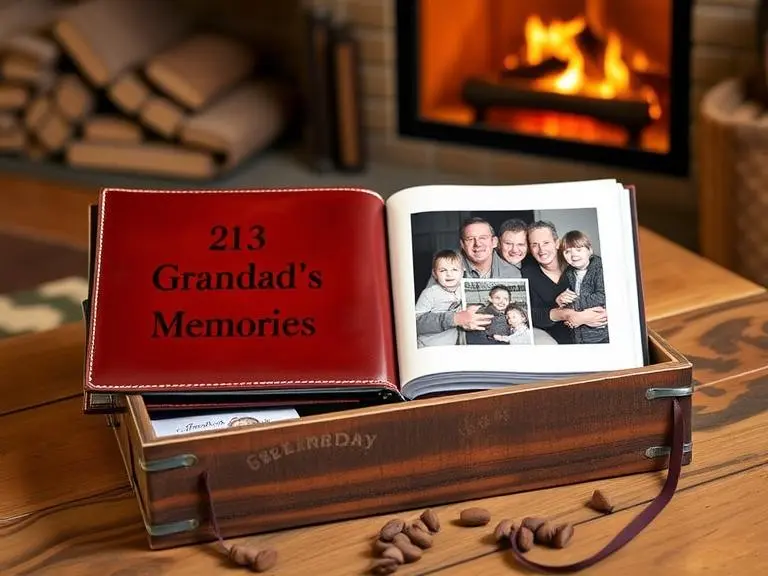 Personalized Photo Album, a deeply sentimental gift for Grandad.
