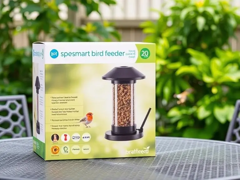Smart Bird Feeder Camera, a unique gift for a nature-loving Grandad.