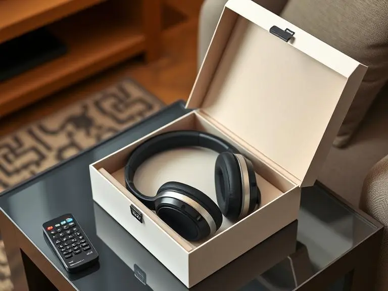 Wireless TV Headphones, a great tech gift for Grandad.
