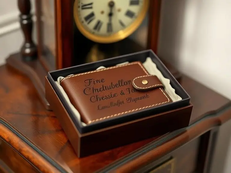 Classic Leather Wallet, a timeless and practical gift for Grandad.