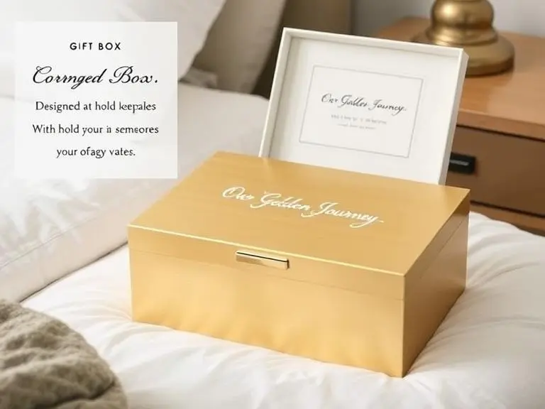 'Our Golden Journey' Memory Box