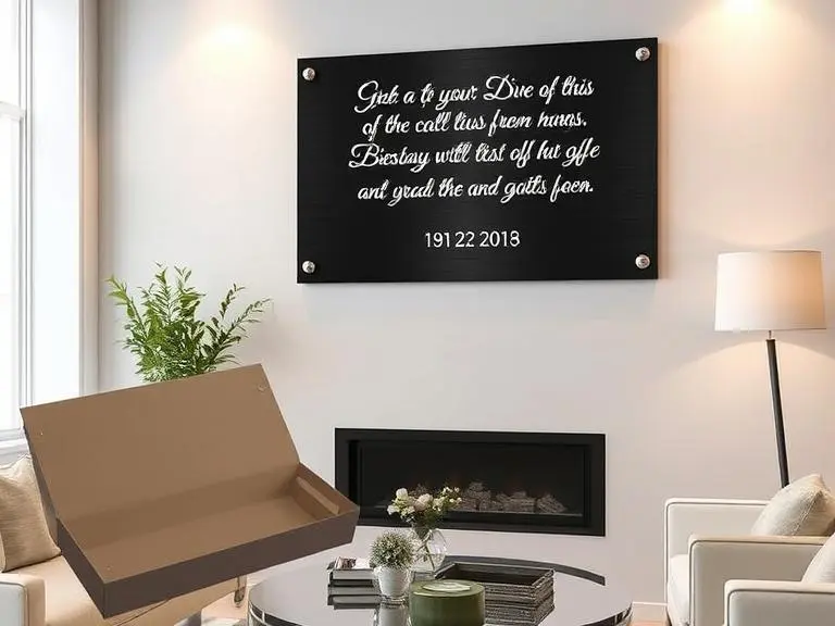 Personalized Aluminum Wall Art Plaque