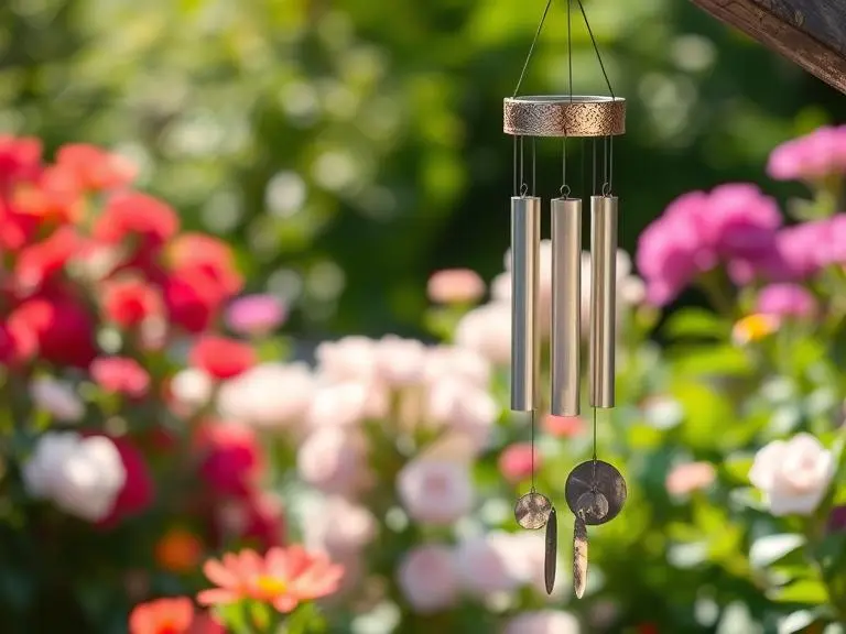 Tin Wind Chimes Garden Decoration